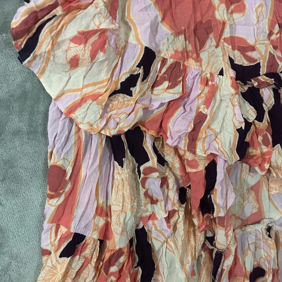 Free people bring back the summer maxi tiered high low skirt - Picture 7 of 15